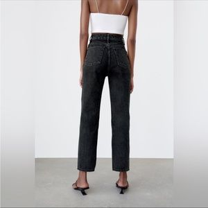Zara classic mom fit jeans